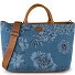 Sira Shopper Bag L 40 cm Model denim flowers