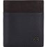  Black Square Etui na karty kredytowe Ochrona RFID Skórzany 9 cm Model blue-dark brown