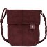  Mademoiselle.M Torba na ramię 22 cm Model cord bordeaux