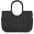  Loopshopper L Frame Shopper Bag 46 cm Model bouclé black