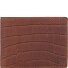  Croco Portfel Ochrona RFID Skórzany 12 cm Model braun