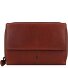  Risör Portfel Ochrona RFID Skórzany 14 cm Model cognac