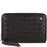  Piuma Portfel Skórzany 15 cm Model black-nickel