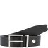  Casualowy skórzany pasek Model black | 95 cm