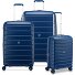  Relife 4 kółka Zestaw walizek 3-części z plisą rozprężną Model blau