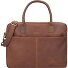  Vintage Teczka Skóra 37 cm Komora na laptopa Model cognac