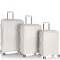  AirLite 4 kółka Zestaw walizek 3-części z plisą rozprężną Model white