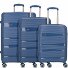 Miami 4 kółka Zestaw walizek 3-części Model royalblau