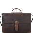  Retro Zeppelin Teczka Skórzany 43.5 cm Komora na laptopa Model dunkelbraun