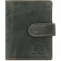  Vintage Original Wallet RFID Leather 8 cm Model green-orange