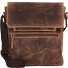  Vintage Torba na ramię skórzana 22 cm Model brown