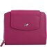  Joy Portfel Ochrona RFID Skórzany 12 cm Model purple plum