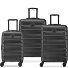  Air Armour 4 kółka Zestaw walizek 3-części z funkcją poszerzenia Model black