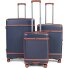  Charm 2.0 4 kółka Zestaw walizek 3-części z plisą rozprężną Model dark blue