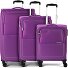 Air Wave 4 kółka Zestaw walizek 3-części z funkcją poszerzenia Model purple-aqua