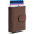  Hollis Portfel Ochrona RFID Skóra 10 cm Model dark taupe