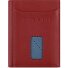  Secure Slim Portfel Ochrona RFID Skórzany 8 cm Model rot