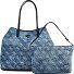  Victtoria Shopper Bag 40 cm Model denim logo