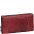  Havana Portfel Ochrona RFID Skórzany 19 cm Model red