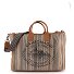  Pothos Shopper Bag 43 cm Model righe beige-azzurro