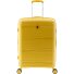  0800 4 kółka Walizka 65 cm z plisą rozprężną Model yellow