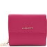  Bologna Leather Portfel Skórzany 12 cm Model hot pink