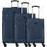  Travel Line 6804 Zestaw walizek na 4 kółkach 3szt. Model blue