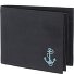  New Cryptan Portfel Ochrona RFID 12 cm Model schwarz-freedom anchor cyan