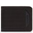  Lyss Portfel Ochrona RFID Skórzany 11 cm Model black