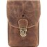  Vintage Fanny Pack Leather 11 cm Model brown