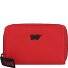  Capri Portfel Ochrona RFID Skórzany 11 cm Model flame red