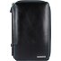  Niebieski Square Travel Passport Case Leather 14 cm Model black