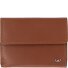  Portfel polo RFID skórzany 12 cm Model cognac