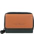  Nappa Portfel Ochrona RFID Skórzany 11 cm Model bottle green-tan