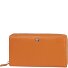  Portfel gąbczasty skóra 19 cm Model orange