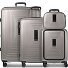  Zestaw walizek na 4 kółkach Essentials14 Beautycase 4szt z rozkładaną przegrodą na laptopa Model coffee grey metallic