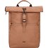  Casual Plecak Skórzany 45 cm Model cognac