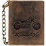  Vintage Bike Wallet Leather 10 cm Model braun