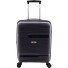  3800 4 kółka Walizka kabinowy 55 cm z plisą rozprężną Model black