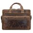  Vintage Teczka Skórzany 43 cm Komora na laptopa Model brown