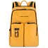  Harper Backpack RFID Leather 40 cm Laptop Compartment Model yellow