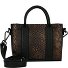  Glam Newburgh Mini Torba Handbag Skórzany 18.5 cm Model croco bronze - black