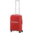  Flux 4 kółka Walizka kabinowy 55 cm z plisą rozprężną Model red