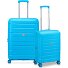  Starlight 3.0 4 kółka Zestaw walizek 2-części z plisą rozprężną Model light blue