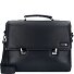  Czarny Nappa Briefcase Leather 40 cm Laptop Compartment Model black