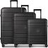  Essentials 11 4 kółka Zestaw walizek 3-części z funkcją poszerzenia Model black
