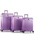  Xtrak 4 kółka Zestaw walizek 3-części z plisą rozprężną Model lavender