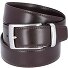  Business Belt Leather Model ebony | 105 cm