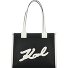 Skuare Shopper Bag 32 cm Model black-white