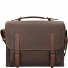  The Workmates Big Fella Briefcase Leather 39 cm Laptop Compartment Model coffee